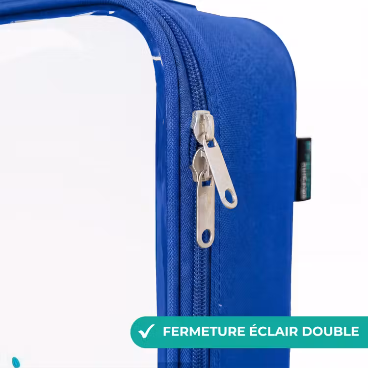 Valise enfant - Bleu - Tortue - Aquarelles - Animaux — 7