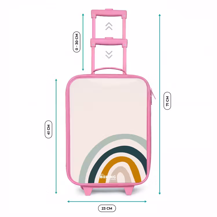 Valise enfant - Rose - Aqua arc-en-ciel brut — 6