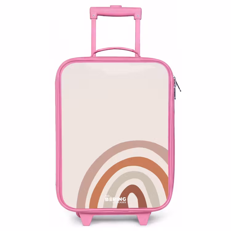 Valise enfant - Rose - Naturel arc-en-ciel brut — 1
