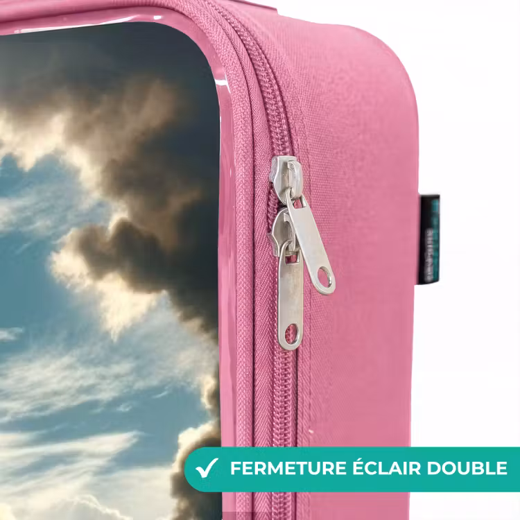 Valise enfant - Rose - Navire pirate sur une mer déchaînée — 7