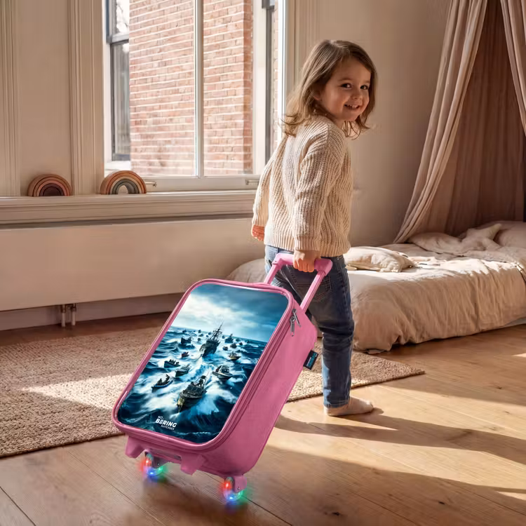 Valise enfant - Rose - Navires en mer — 2
