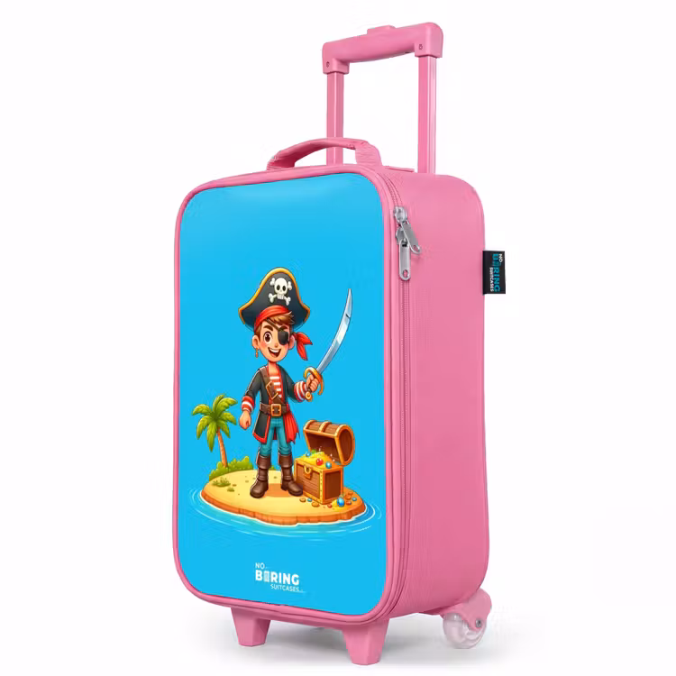 Valise enfant - Rose - Pirate prêt à piller — 8