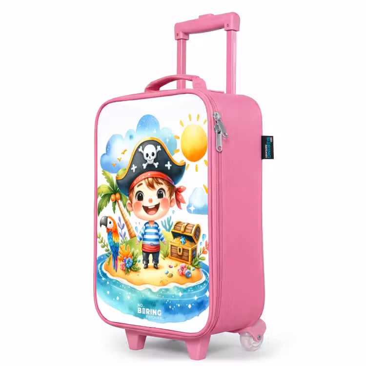 Valise enfant - Rose - Pirate sur une île — 8
