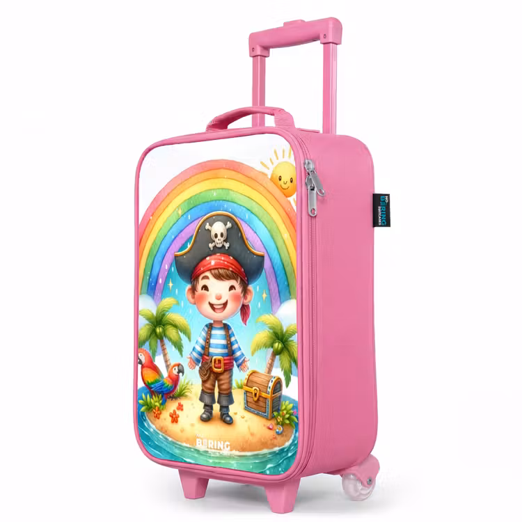 Valise enfant - Rose - Pirate sur une île au trésor — 8
