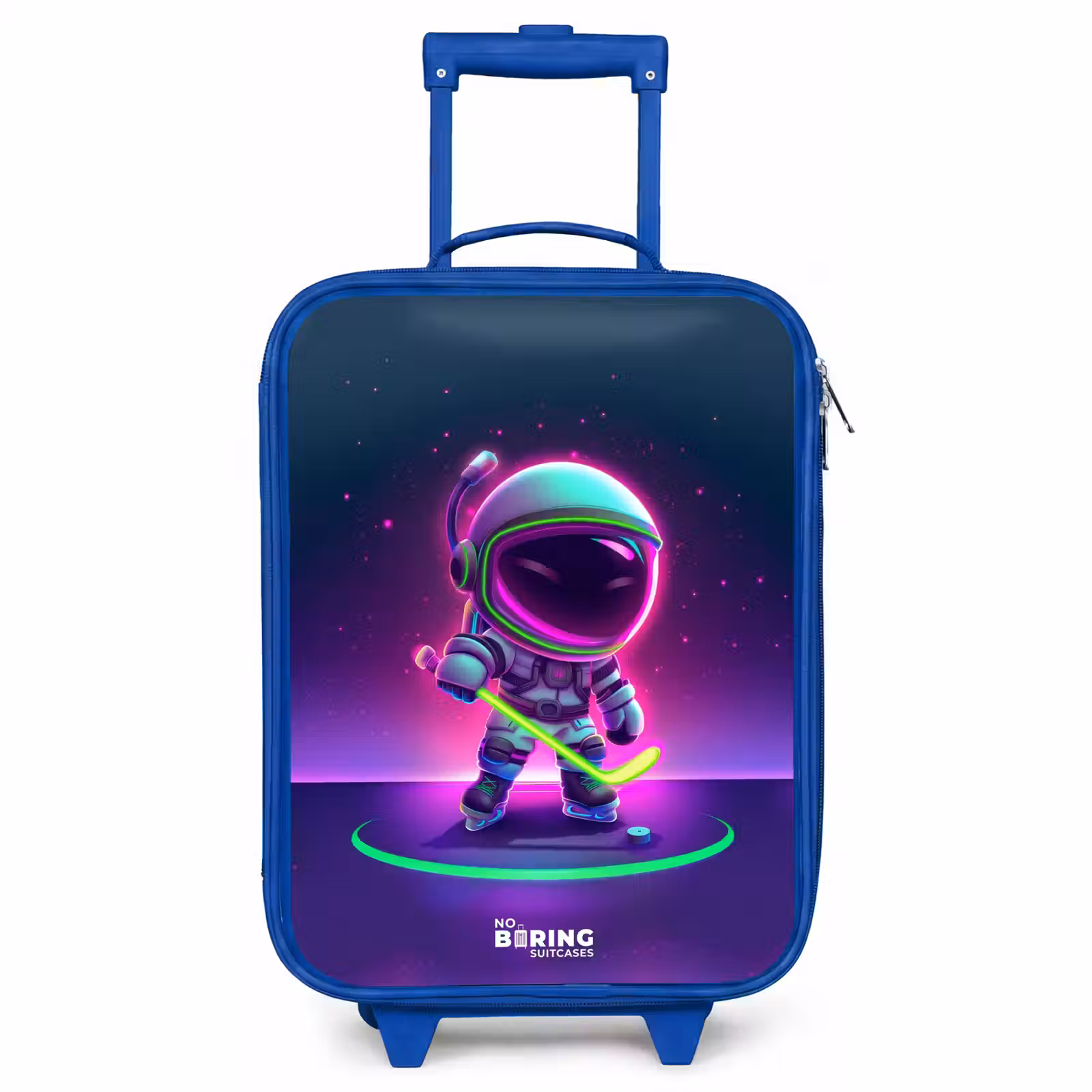 Valise enfant - Bleu - Hockey dans l'espace — 1