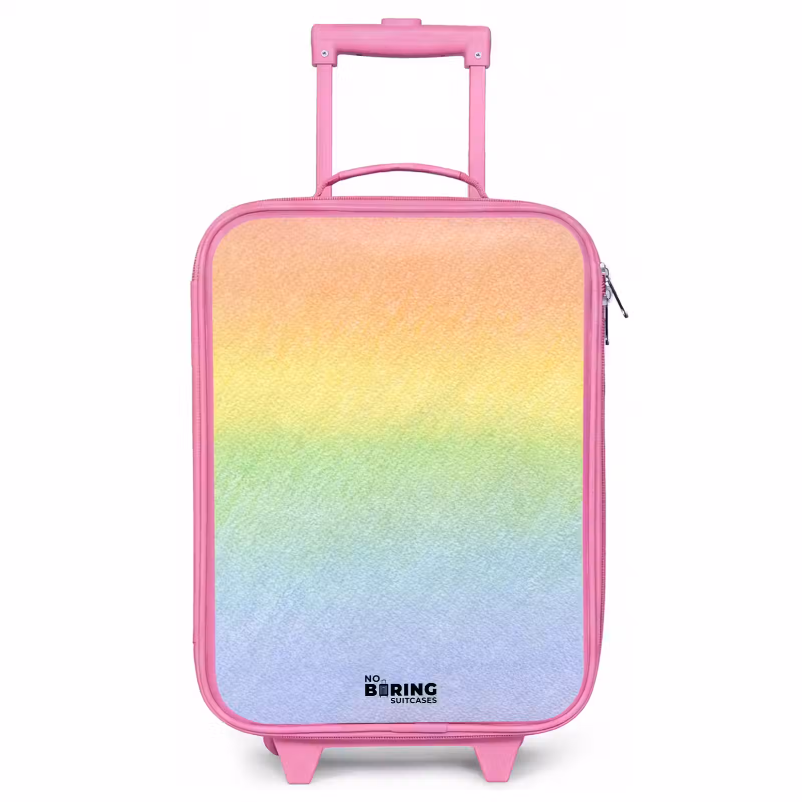 Valise enfant - Rose - Arc-en-ciel pastel à la craie — 1
