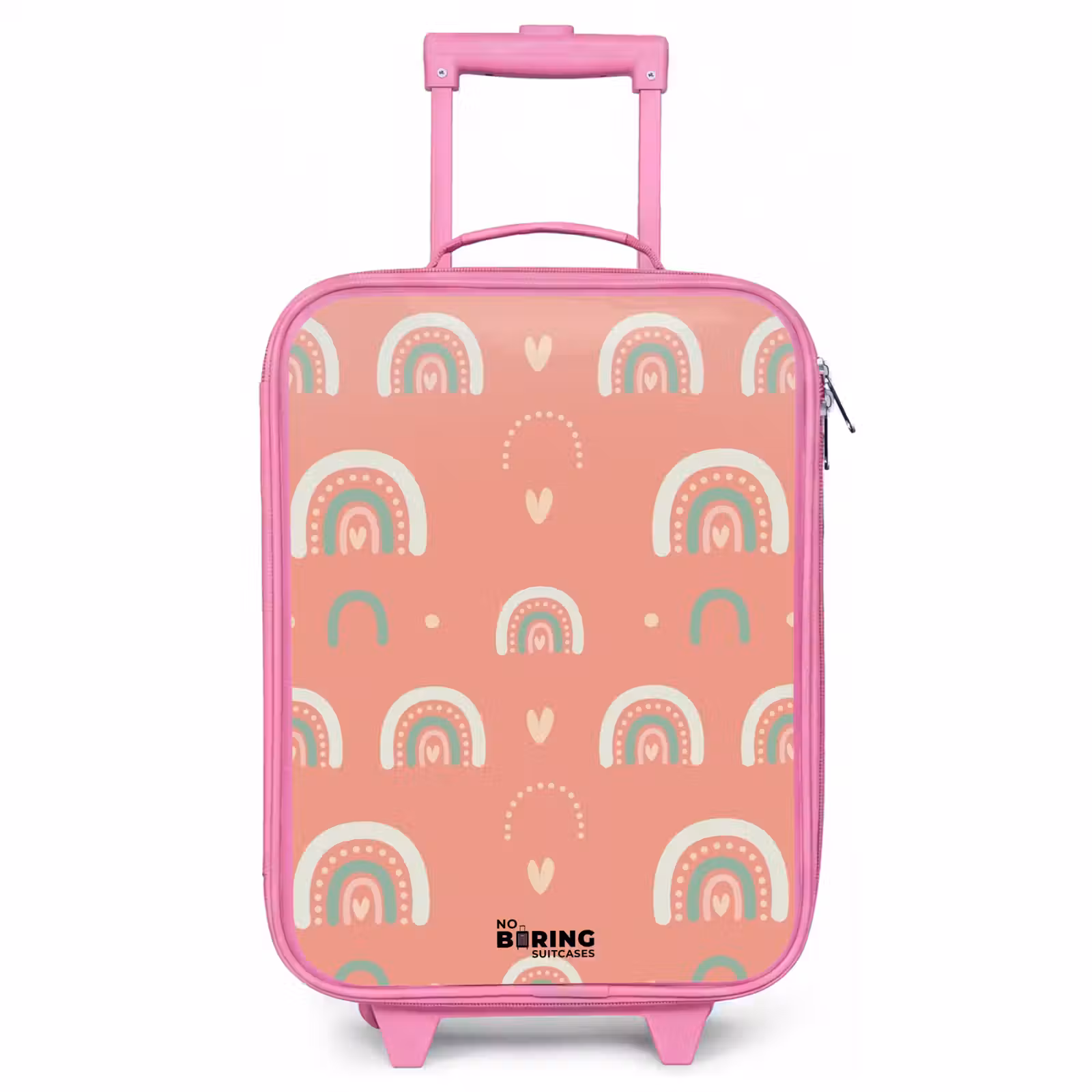 Valise enfant - Rose - Arcs de couleur du corail — 1