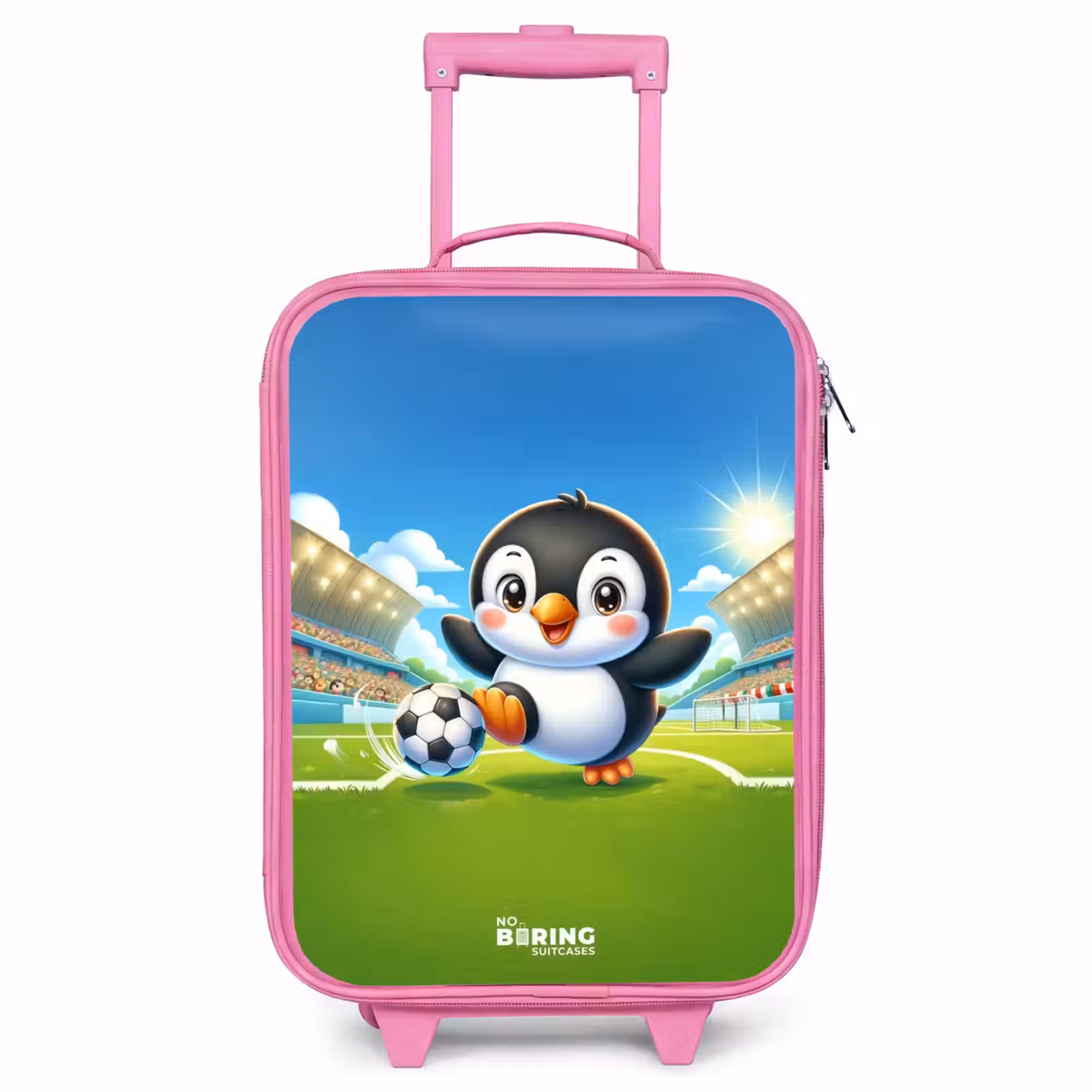 Valise enfant - Rose - Pénalité pingouin — 1