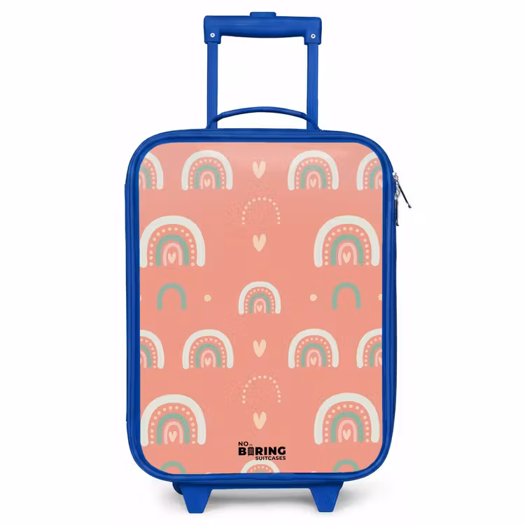 Valise enfant - Bleu - Arcs de couleur du corail — 1