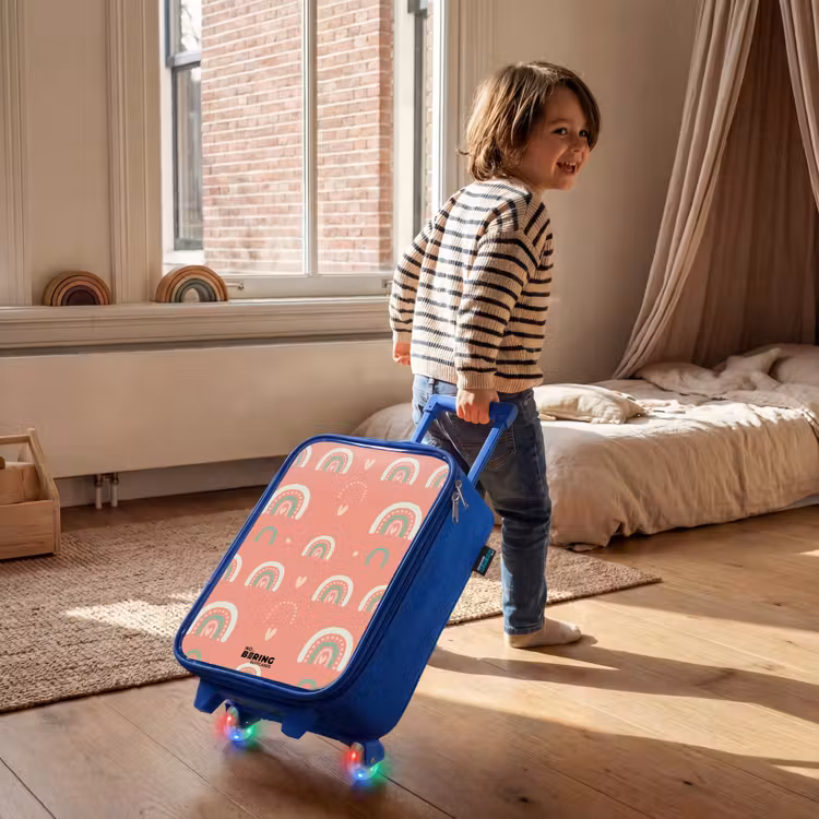 Valise enfant - Bleu - Arcs de couleur du corail — 2