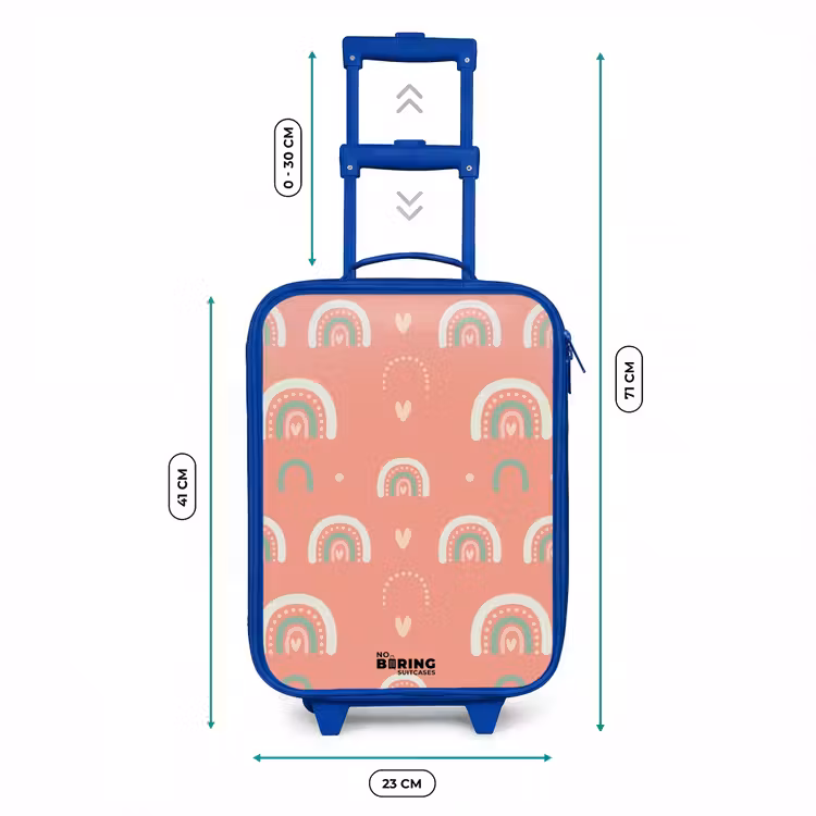 Valise enfant - Bleu - Arcs de couleur du corail — 6