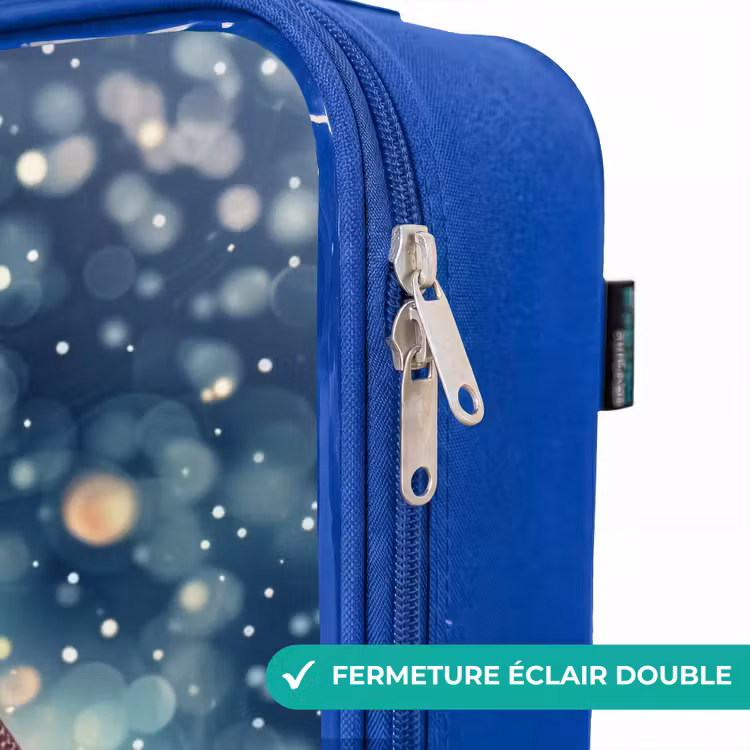 Valise enfant - Bleu - Basket-ball en pleine effervescence — 7