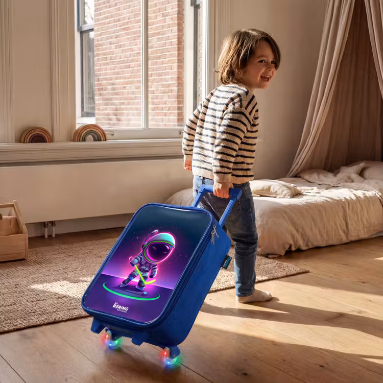 Valise enfant - Bleu - Hockey dans l'espace — 2