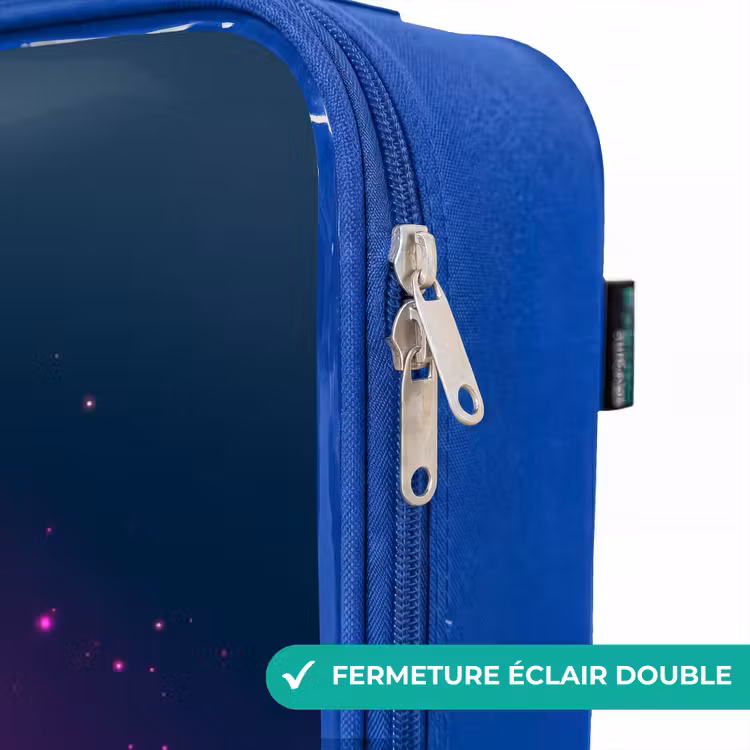 Valise enfant - Bleu - Hockey dans l'espace — 7