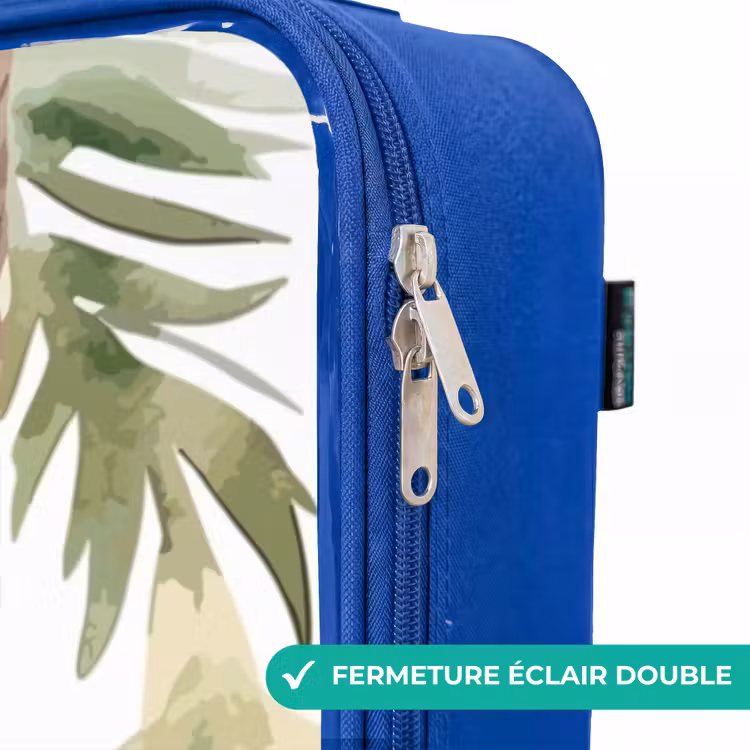Valise enfant - Bleu - Levi léopard — 7