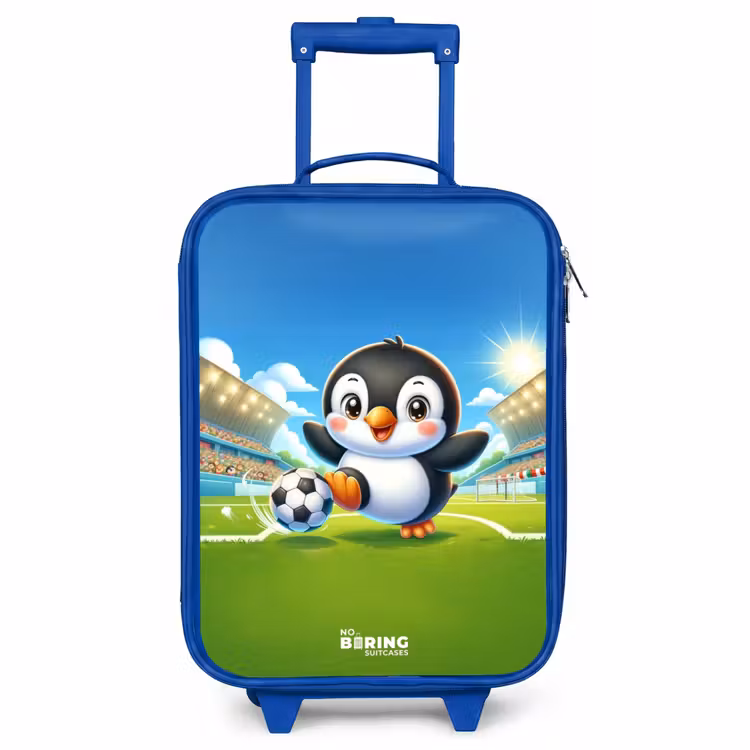 Valise enfant - Bleu - Pénalité pingouin — 1