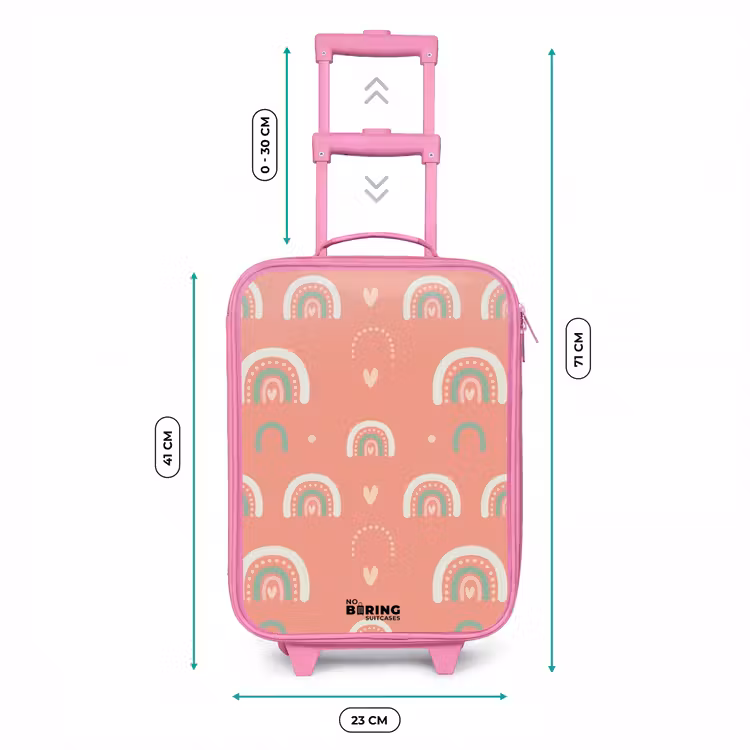 Valise enfant - Rose - Arcs de couleur du corail — 6