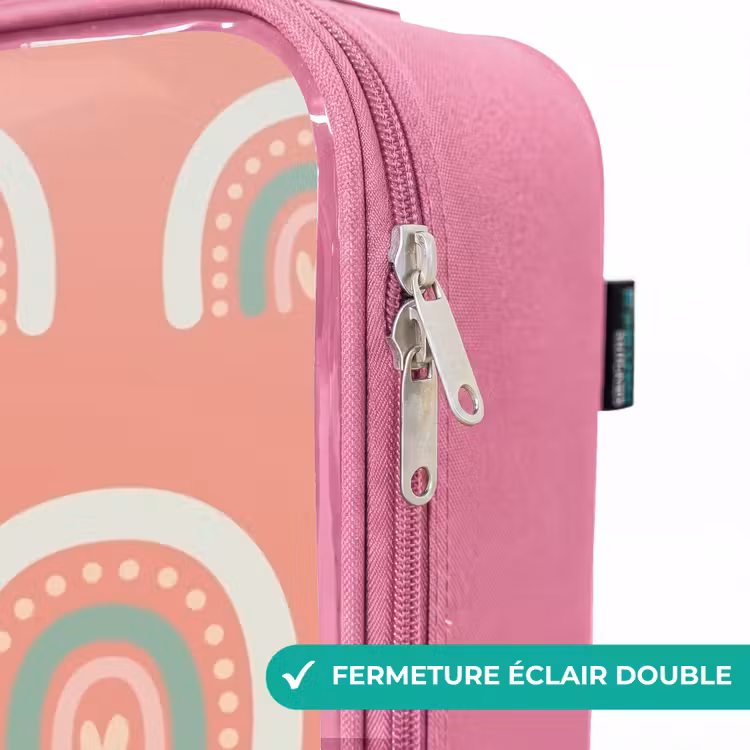 Valise enfant - Rose - Arcs de couleur du corail — 7