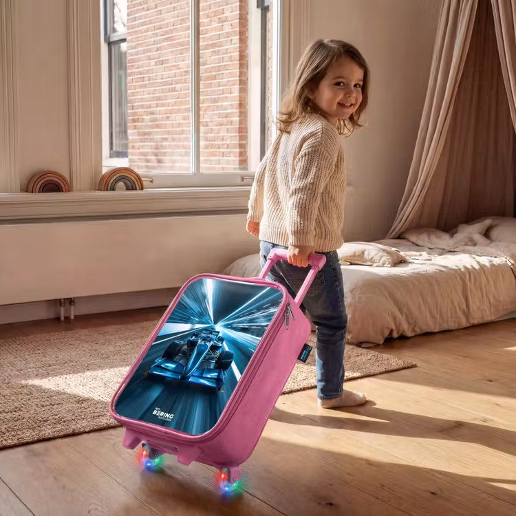Valise enfant - Rose - Bleu flamboyant — 2