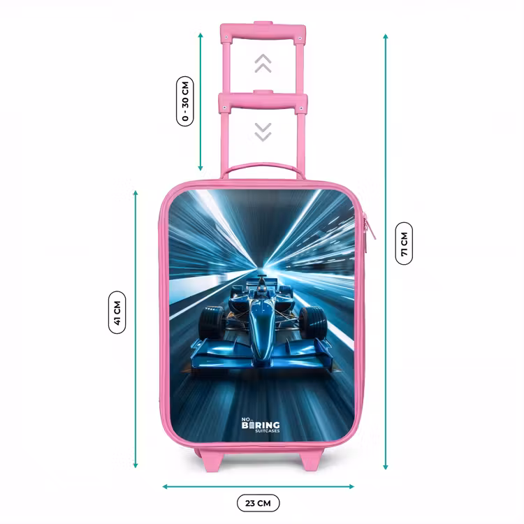 Valise enfant - Rose - Bleu flamboyant — 6