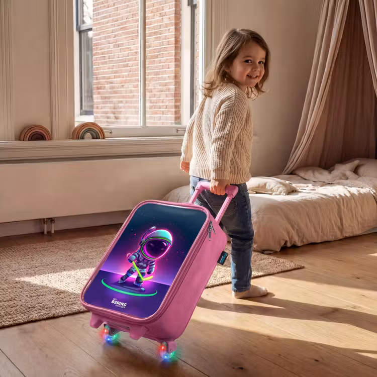 Valise enfant - Rose - Hockey dans l'espace — 2