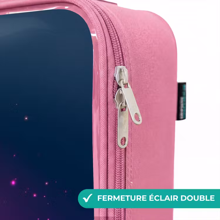 Valise enfant - Rose - Hockey dans l'espace — 7