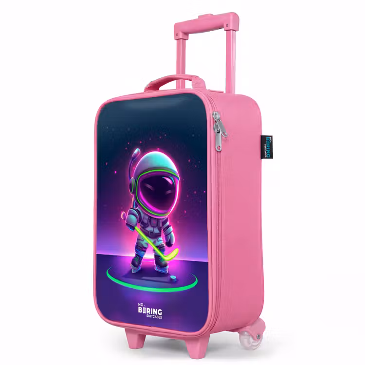 Valise enfant - Rose - Hockey dans l'espace — 8
