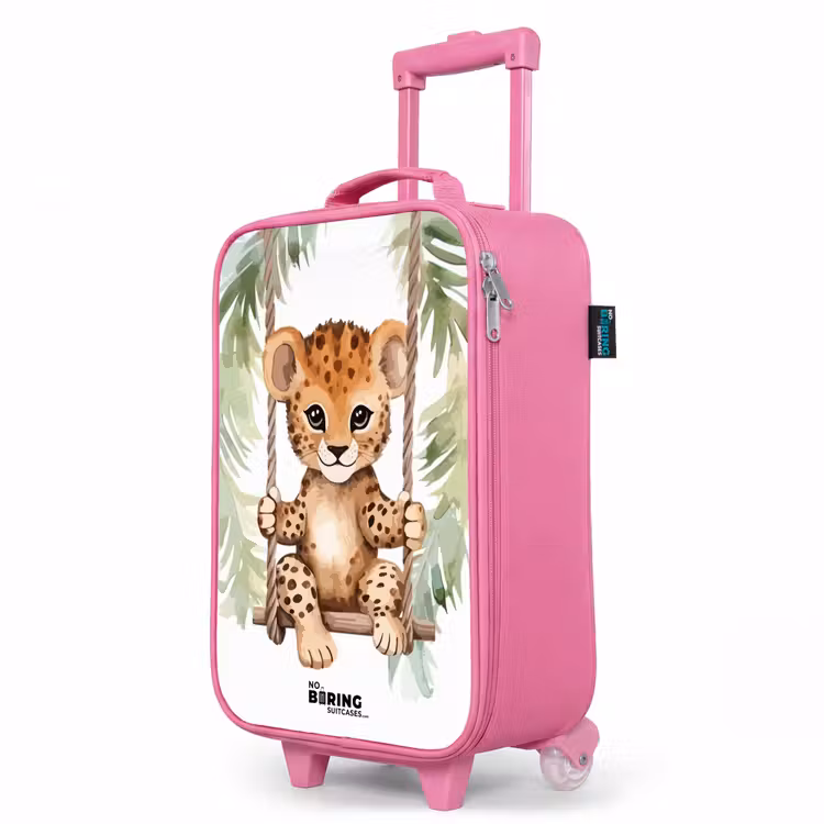 Valise enfant - Rose - Levi léopard — 8