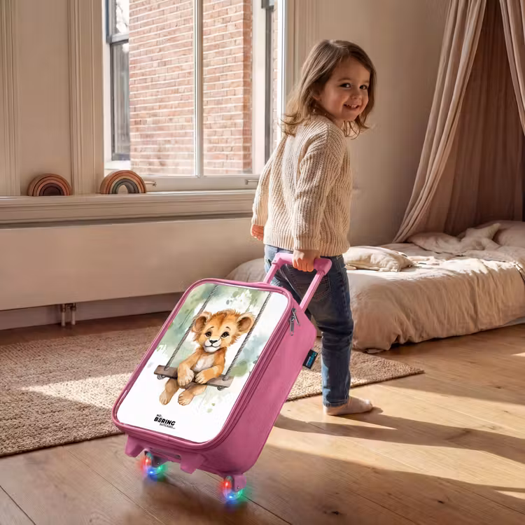 Valise enfant - Rose - Lucas lion — 2
