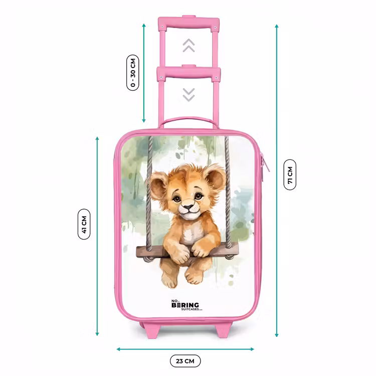Valise enfant - Rose - Lucas lion — 6
