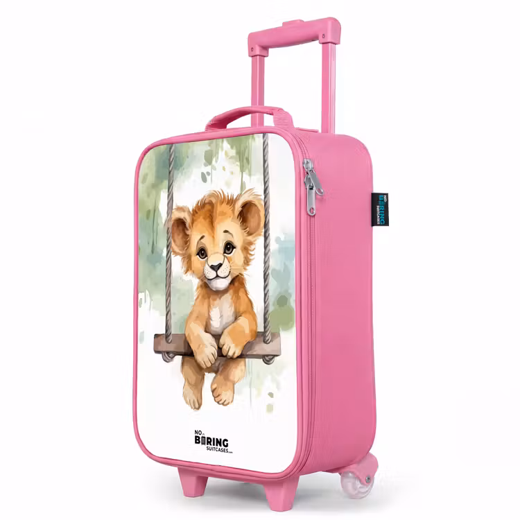 Valise enfant - Rose - Lucas lion — 8