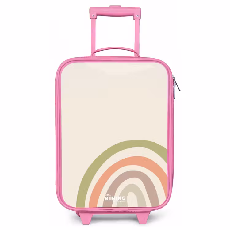 Valise enfant - Rose - Pastel arc-en-ciel brut — 1