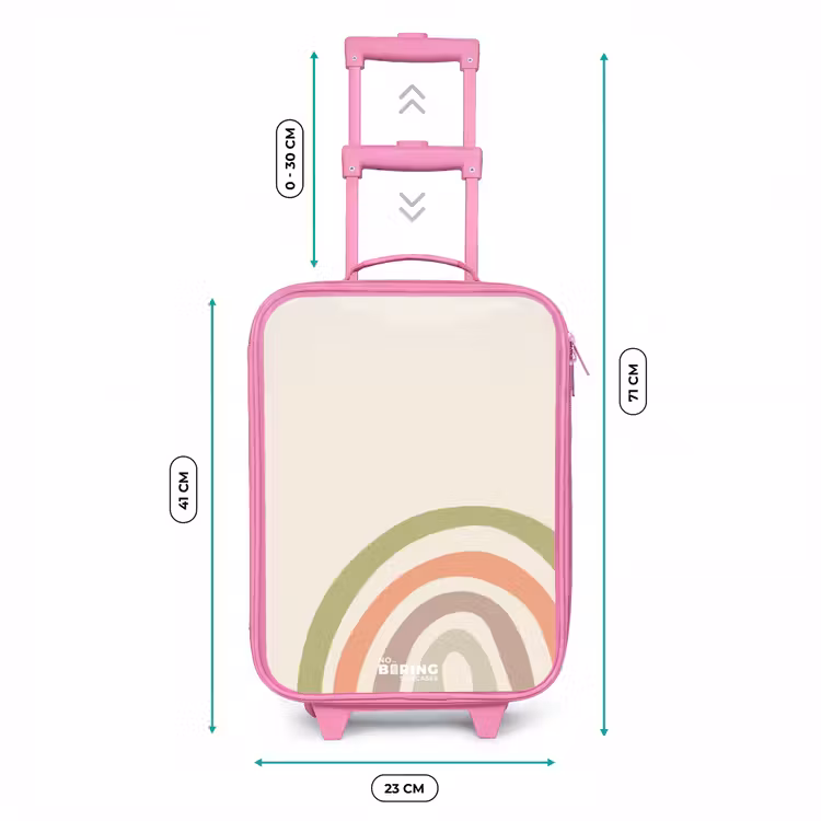 Valise enfant - Rose - Pastel arc-en-ciel brut — 6