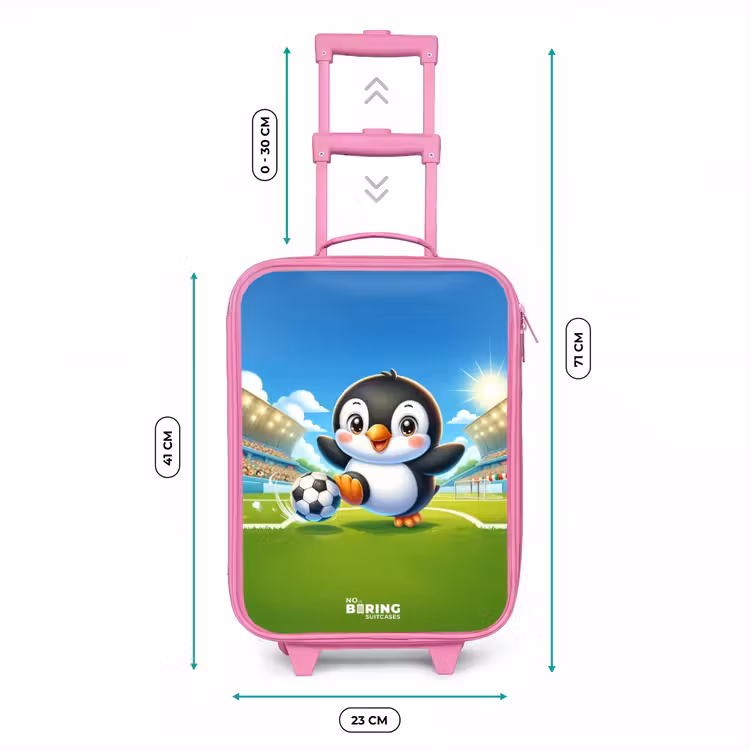 Valise enfant - Rose - Pénalité pingouin — 6
