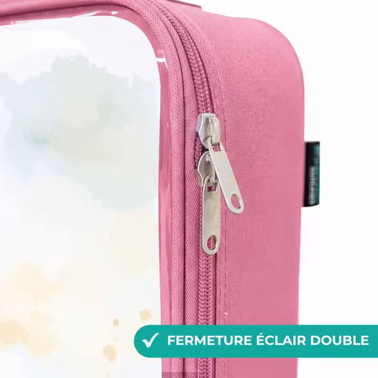 Valise enfant - Rose - Singe Axel — 7