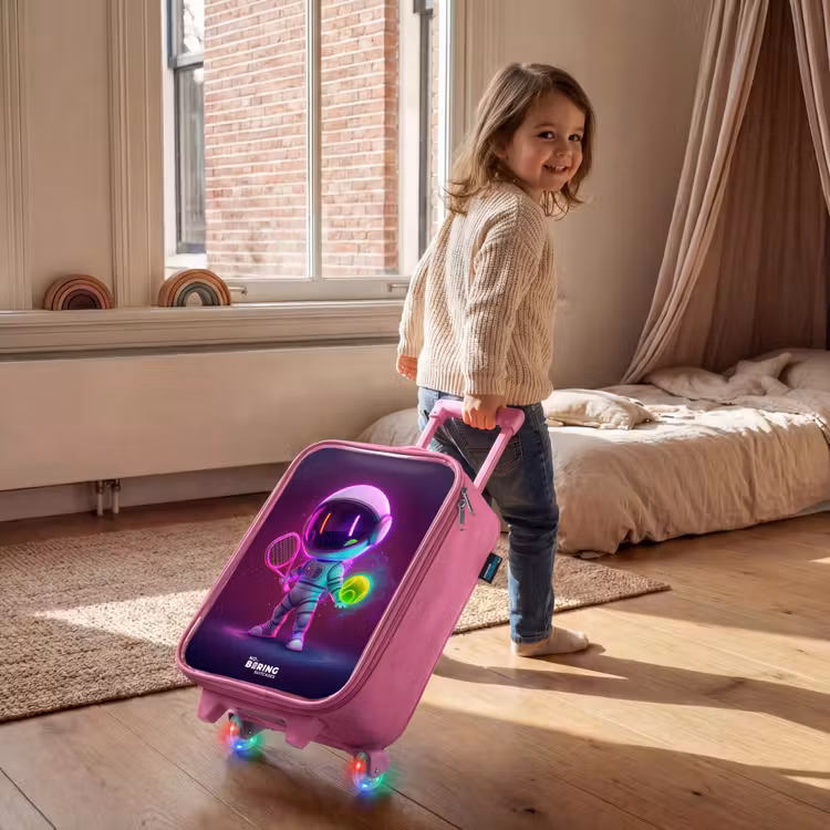 Valise enfant - Rose - Tennis de l'espace — 2
