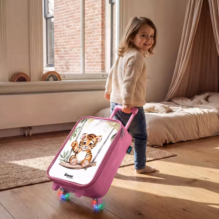 Valise enfant - Rose - Tigre Timo — 2