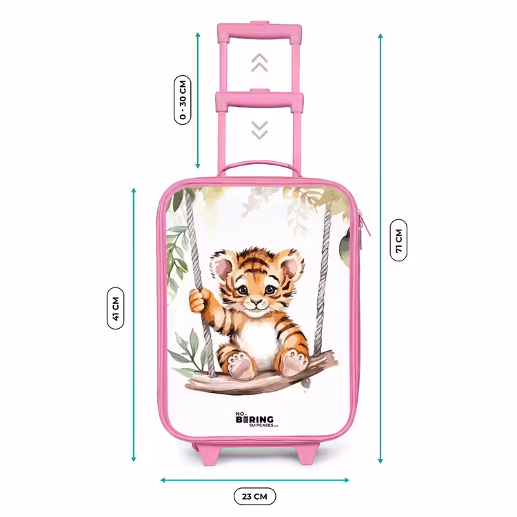 Valise enfant - Rose - Tigre Timo — 6