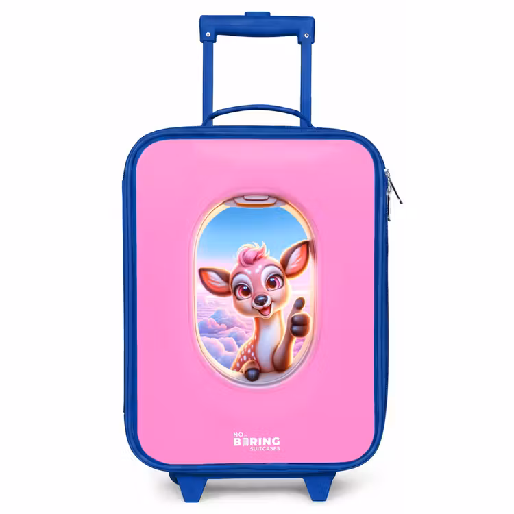 Valise enfant - Bleu - Cerf parmi les nuages — 1