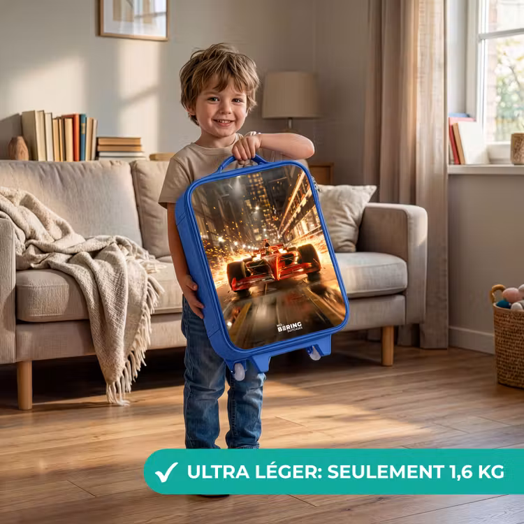 Valise enfant - Bleu - Rouge rapide — 3