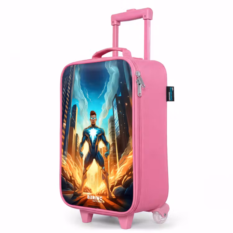 Valise enfant - Rose - Super-héros de la ville — 8