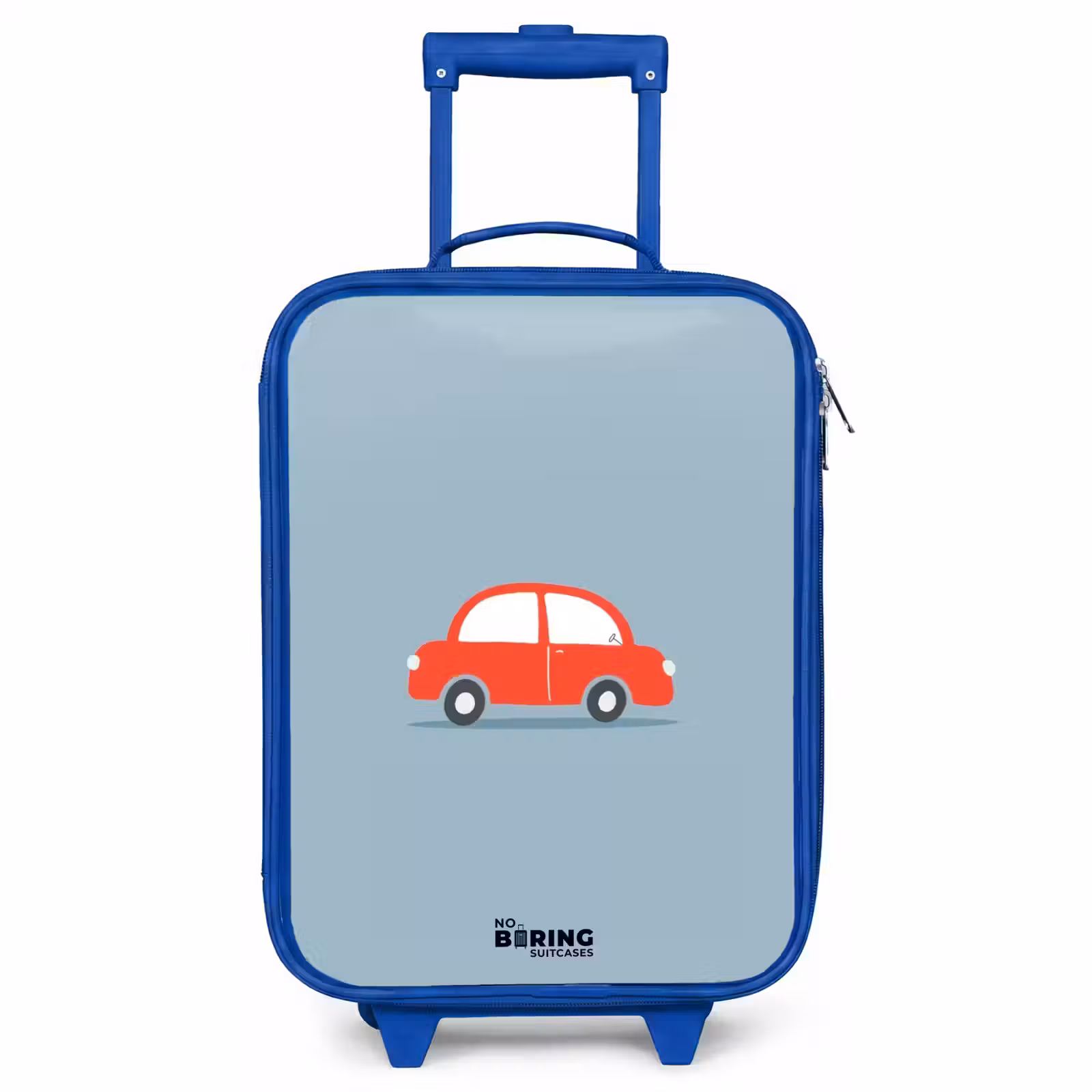 Valise enfant - Bleu - Voiture rouge fond bleu — 1