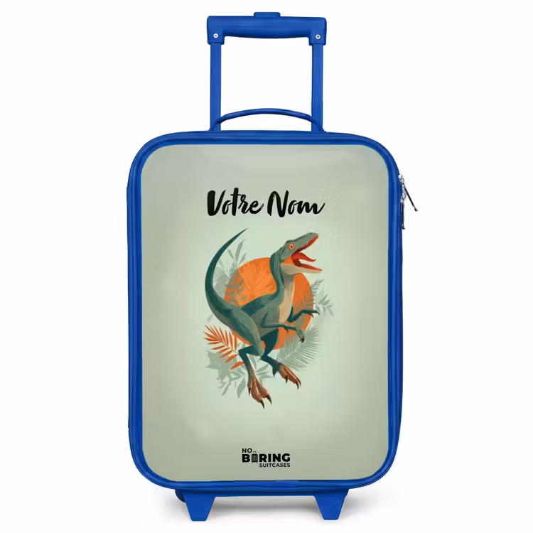Valise enfant - Bleu - Animal - Dino - Nature — 1