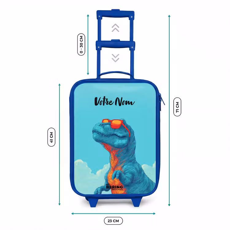 Valise enfant - Bleu - Dino - Lunettes de soleil - Bleu — 6