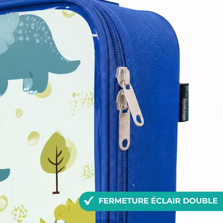 Valise enfant - Bleu - Dinos - Motif - Nature — 7
