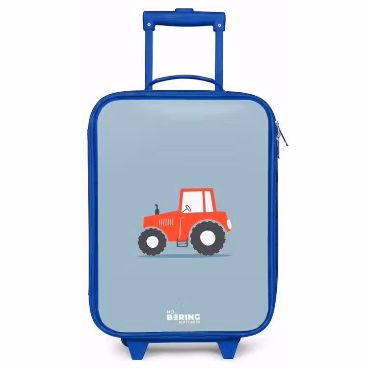 Valise enfant - Bleu - Fond bleu à déclenchement rouge — 1