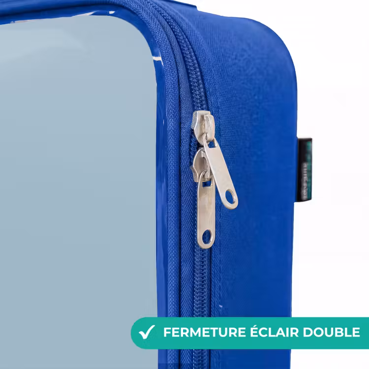 Valise enfant - Bleu - Fond bleu à déclenchement rouge — 7