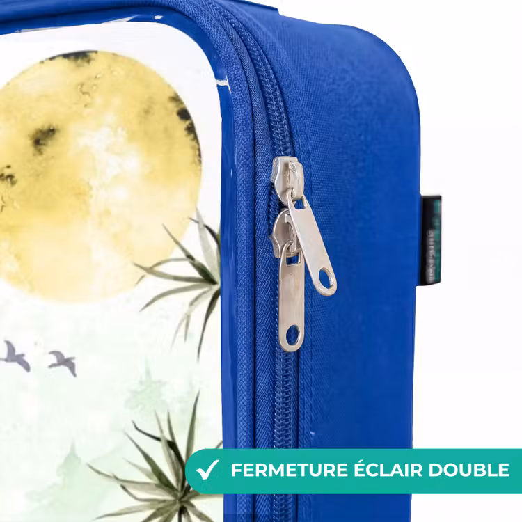 Valise enfant - Bleu - Phare avec tous les animaux — 7