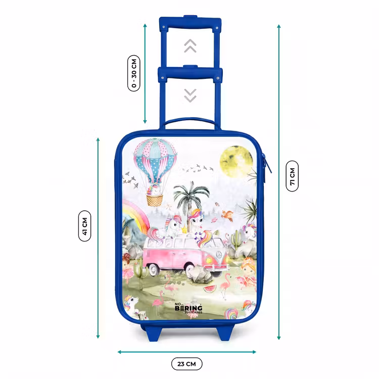 Valise enfant - Bleu - Safari à la licorne — 6