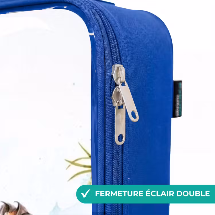 Valise enfant - Bleu - Safari dinosaures — 7